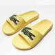 Férfi papucsok és szandálok LACOSTE CROCO SLIDE 120 2 US 739cma0062p1g szín: sárga