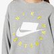 Női pulóver NIKE PULÓVER W NSW NSW CREW FLC FT BF SPORTSWEAR ar3052-063 szín: szürke