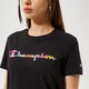 Női póló CHAMPION PÓLÓ CREWNECK PÓLÓ 114991kk001 szín: fekete