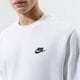 Férfi pulóver NIKE PULÓVER SPORTSWEAR CLUB FLEECE bv2662-100 szín: fehér