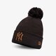 Férfi téli sapka NEW ERA SAPKA INFILL BOBBLE BEANIE NYY BLK NEW YORK YANKEES 60284996 szín: fekete