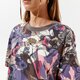 Női póló NIKE PÓLÓ W NSW FEMME TOP SS AOP dc5503-004 szín: szürke