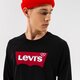 Férfi póló LEVI'S PÓLÓ LS STD GRAPHIC TEE 360150013 szín: fekete