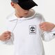 Férfi pulóver TIMBERLAND PULÓVER KAPUCNIS STACK LOGO WHITE tb0a5zhn1001 szín: fehér