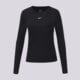Női póló NIKE PÓLÓ LS TEE RIB TIGHT W NSW ih7691-010 szín: fekete