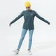 Női póló ADIDAS PÓLÓ 3STR LONGSLEEVE gn2959 szín: zöld