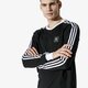 Férfi pulóver ADIDAS PULÓVER LS CALI BB T du8394 szín: fekete