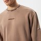 Férfi pulóver ADIDAS PULÓVER TREFOIL LINEAR LABEL SWEATSHIRT hm2664 szín: barna