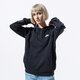 Női pulóver NIKE PULÓVER KAPUCNIS W NSW ESSNTL HOODIE PO FLC bv4124-010 szín: fekete