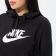 Női pulóver NIKE PULÓVER KAPUCNIS W NSW CLUB FLC GX PO HDY STD dq5775-010 szín: fekete