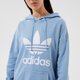 Női pulóver ADIDAS PULÓVER KAPUCNIS TRF HOODIE h33585 szín: kék