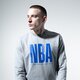 Férfi pulóver NEW ERA PULÓVER NBA LEAGUE CREW LOGO NBA LOGO 11860114 szín: szürke