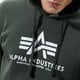 Férfi pulóver ALPHA INDUSTRIES PULÓVER KAPUCNIS BASIC HOODY 178312-142 szín: khaki