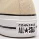 Női tornacipők CONVERSE CHUCK TAYLOR ALL STAR LIFT a03542c szín: bézs