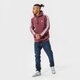 Férfi pulóver ADIDAS PULÓVER KAPUCNIS 3-STRIPES HOODY he9478 szín: bordó