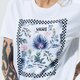 Női póló VANS PÓLÓ WM BORDER FLORAL BF WHITE vn0a5arlwht1 szín: fehér