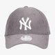 Női baseball sapka NEW ERA SAPKA WMNS FASHION CORD 940 NYY GRH NEW YORK YANKEES 60222458 szín: szürke