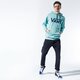 Férfi pulóver VANS PULÓVER KAPUCNIS VANS CLASSIC PO HOODIE II vn0a456byjc1 szín: zöld