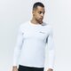Férfi póló CHAMPION PÓLÓ LONG SLEEVE CREWNECK PÓLÓ 214756ww001 szín: fehér