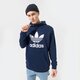 Férfi pulóver ADIDAS PULÓVER KAPUCNIS TREFOIL HOODY hk5298 szín: kék