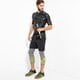 Férfi nadrágok UNDER ARMOUR LEGGINGS HG ARMOUR COMP GRAPHIC 3/4 1298232-041 szín: szürke