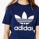 Női póló ADIDAS PÓLÓ SS TREFOIL TEE ADICOLOR dv2599 szín: sötétkék
