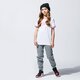 Gyerek nadrágok NIKE NADRÁG SPORTSWEAR GIRL bv2720-091 szín: szürke