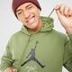 Férfi pulóver JORDAN PULÓVER KAPUCNIS M J ESS GFX PO HOODIE fd7545-340 szín: zöld