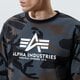 Férfi pulóver ALPHA INDUSTRIES PULÓVER BASIC SWEATER CAMO 178302c-125 szín: khaki