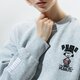 Női pulóver PUMA PULÓVER PUMA X PEANUTS W CREW 53115904 szín: szürke