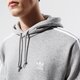 Férfi pulóver ADIDAS PULÓVER KAPUCNIS 3-STRIPES HOODY h06675 szín: szürke