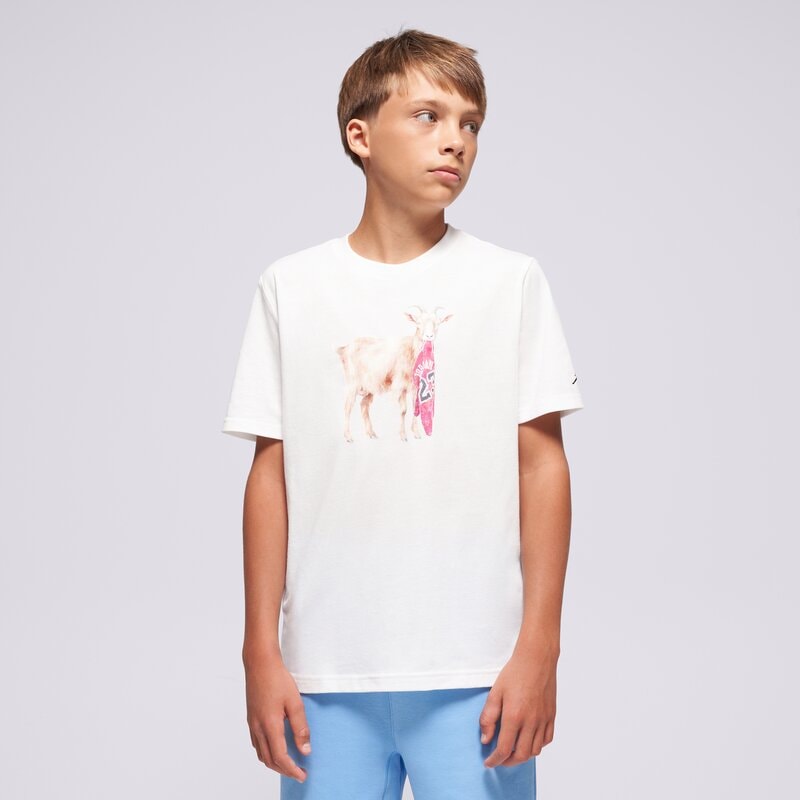JORDAN PÓLÓ JDB MJ FLT GOAT SS CREW BOY