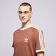 Férfi póló ADIDAS PÓLÓ 3-STRIPES TEE iz3071 szín: barna