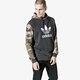 Férfi pulóver ADIDAS PULÓVER CAMO OTH HOODY dv2023 szín: fekete