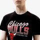 Férfi póló NEW ERA PÓLÓ NBA GRAPHIC TEE CHI BUL BLK 12593826 szín: fekete