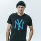 Férfi póló NEW ERA PÓLÓ MLB SEASONAL TEAM LOGO TEE NEYYAN BLKDTL 12485707 szín: fekete