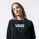 Női pulóver VANS PULÓVER FLYING V BOXY vn0a4bd6blk1 szín: fekete
