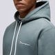 Férfi pulóver CHAMPION PULÓVER KAPUCNIS HOODED SWEATSHIRT 219208gs510 szín: zöld