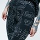 Női nadrágok NIKE LEGGINGS W NSW ICN CLSH HR TIGHT AOP cu6861-010 szín: fekete