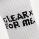 Női zoknik S.NOW JOB SIZEER SOCKS "CLEAR FOR ME"  si123skd50001 szín: fehér