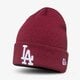 Férfi téli sapka NEW ERA SAPKA TÉLI LEAGUE CUFF LA DODGERS LOS ANGELES DODGER 80635833 szín: bordó