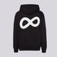 Férfi pulóver PROSTO PULÓVER CIPZÁRAS ZIP HOODIE INFINITY BLACK kl252mswe2141 szín: fekete