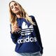 Női pulóver ADIDAS PULÓVER TREFOIL HOODIE ADICOLOR dv2568 szín: sötétkék