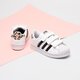 Gyerek sportcipők ADIDAS SUPERSTAR CF C  gw4063 szín: fehér