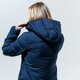 Női télikabát CHAMPION KABÁT HOODED POLYFILLED JACKET REGULAR 113424bs501 szín: sötétkék