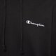 Férfi pulóver CHAMPION PULÓVER KAPUCNIS HOODED SWEATSHIRT 221790kk001 szín: fekete
