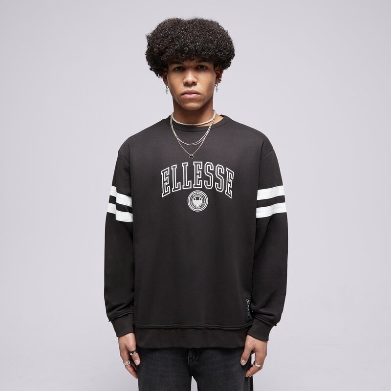 ELLESSE PULÓVER VIVAR SWEATSHIRT WSHD BLK