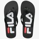 Férfi papucsok és szandálok FILA TROY SLIPPER 101028825y szín: fekete