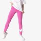 Női nadrágok NIKE LEGGINGS W NSW LEGASEE LGGNG SWOOSH ar3509-623 szín: rózsaszín