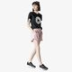 Női póló CONVERSE PÓLÓ SS SEASONAL CHUCK PATCH PALM FILL TEE 10017791-a01 szín: fekete